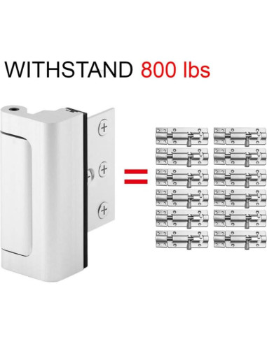 Cerradura de Refuerzo SUCOLE para Puerta Interior 800 lbs