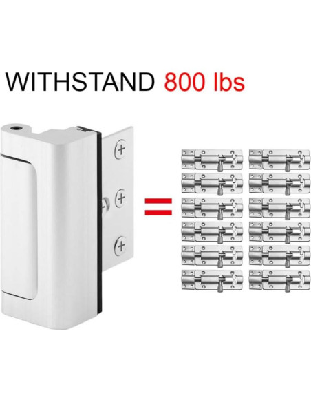 Cerradura de Refuerzo SUCOLE para Puerta Interior 800 lbs