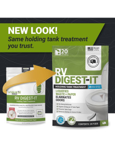 Tratamiento para Inodoro RV Unique Digest-It Classic 20 Cápsulas 2