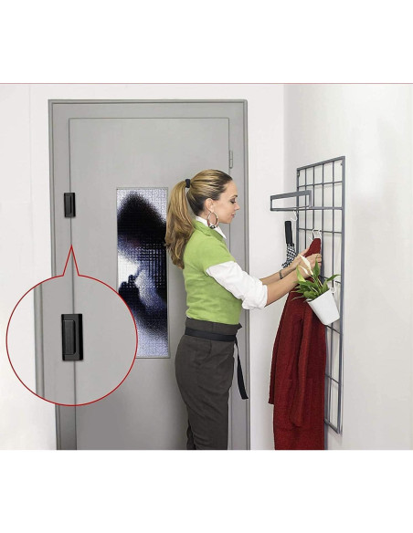 Cerradura de Seguridad para Puerta Szhdxsy Negra 7,62 cm