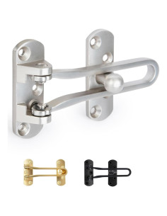 Cerradura de Puerta de Seguridad Mega Handles Níquel Satinado