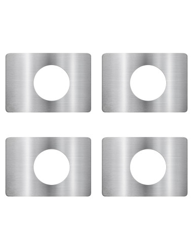 Placas de refuerzo para cerraduras de puerta MOSECYOU 4 pcs