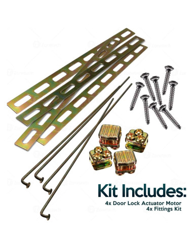 Actuador de Cerradura Eléctrica ZONETECH 4-Pack Alta Potencia