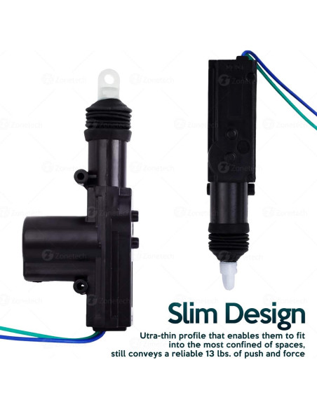 Actuador de Cerradura Eléctrica ZONETECH 4-Pack Alta Potencia