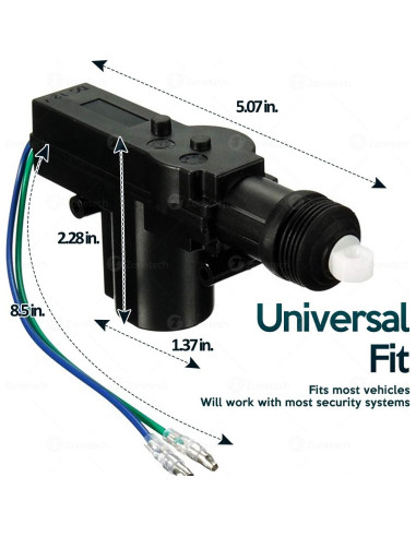 Actuador de Cerradura Eléctrica ZONETECH 4-Pack Alta Potencia