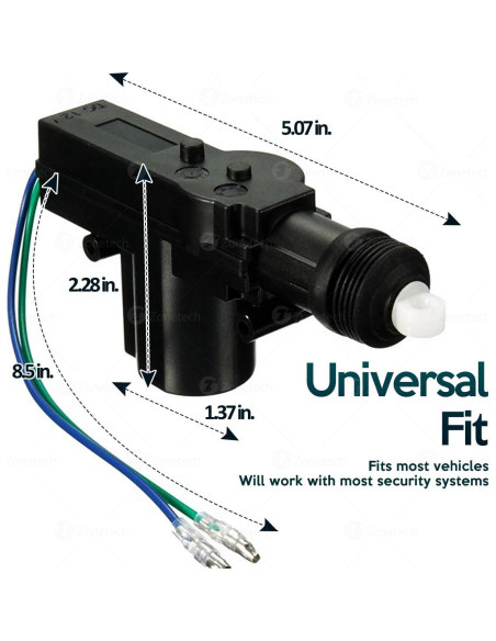 Actuador de Cerradura Eléctrica ZONETECH 4-Pack Alta Potencia