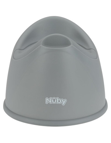 Asiento de Entrenamiento para Baño Nuby - Tazón Removible - 9+ Meses - Gris