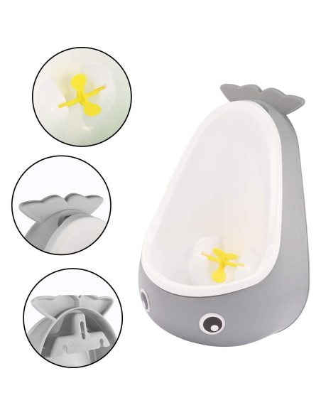 Orinal de Entrenamiento para Niños DEEZOMO Ballena Gris