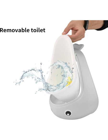 Orinal de Entrenamiento para Niños DEEZOMO Ballena Gris