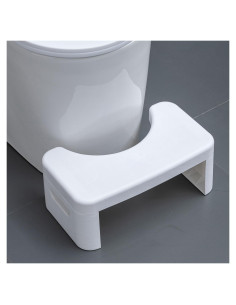 Escalón de Inodoro Plegable HI FINE CARE Blanco 21 cm