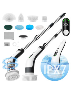 Limpiador Eléctrico Giratorio VaxBree IPX7 8 Cepillos 1,10 kg