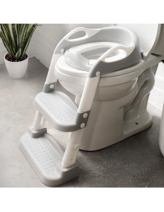 Asiento de Entrenamiento para Baño Jool Baby con Escalera 2