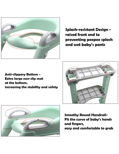 Escalera de Entrenamiento HTTMT Verde con Asiento Ajustable