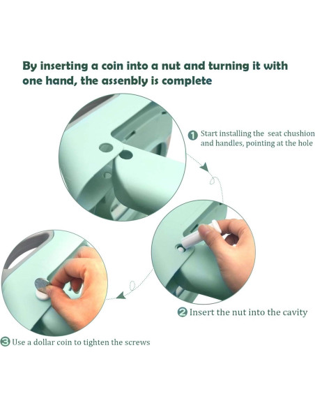 Escalera de Entrenamiento HTTMT Verde con Asiento Ajustable