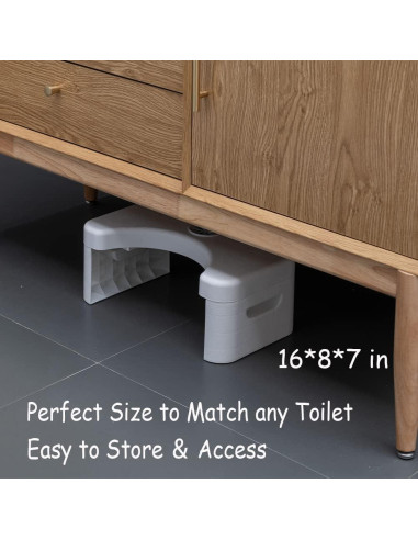 Taburete de Inodoro Plegable Coldchill 17,78 cm Blanco