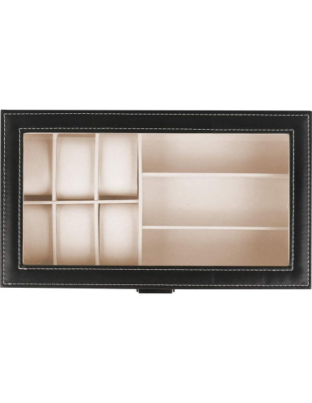 Estuche Organizador de Gafas y Relojes Jolitac 12 Compartimentos