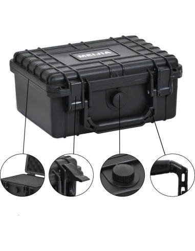 Funda Dura Impermeable MEIJIA para Cámara Compacta 23x19cm