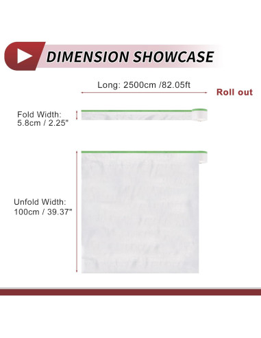 Rollo de Película Plástica de Pintura HEROFFIX 2500x100cm