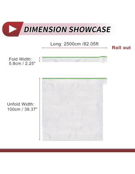 Rollo de Película Plástica de Pintura HEROFFIX 2500x100cm