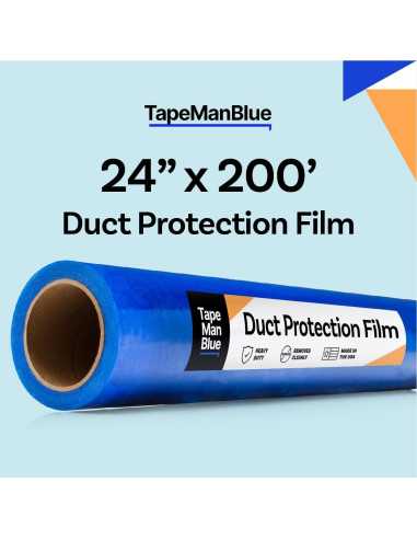 Película Protectora de Conductos TapeManBlue 61m Azul