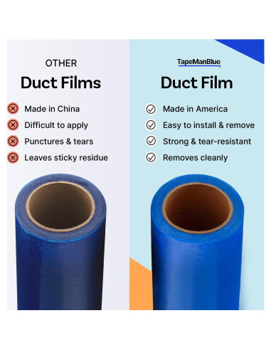 Película Protectora de Conductos TapeManBlue 61m Azul