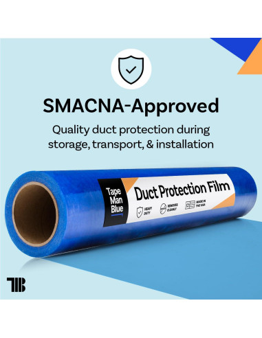 Película Protectora de Conductos TapeManBlue 61m Azul