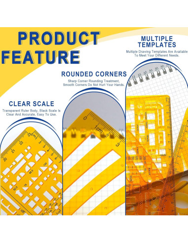 Plantilla Ovalada Grande ZLYY 24.8x15cm Resina K Naranja