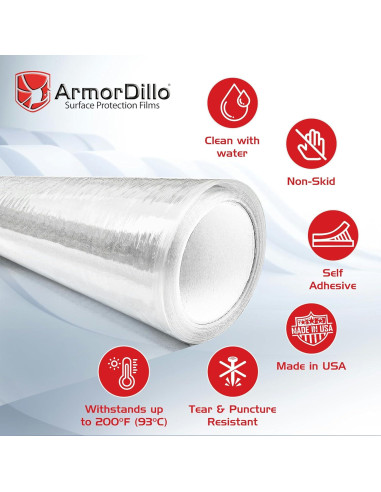 Película Protectora Autoadhesiva ArmorDillo 4mil 121x61m
