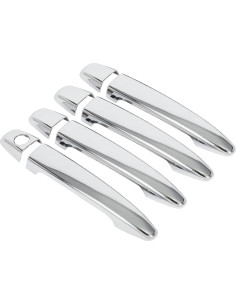 Cubiertas de Manijas de Puerta Cromadas LUJUNTEC 4PCS para Lexus y Toyota 2