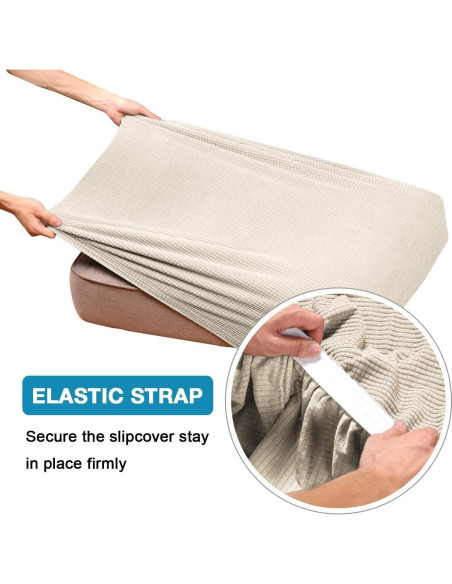 Funda de Cojín para Sofá Flamingo P XL 2 Unidades Beige