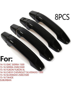 Cubiertas de Manijas de Puerta Overun para Silverado 2014-2018 2