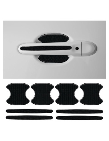 Sticker Protector Manija de Puerta Coche LHDOS 8PCS Negro