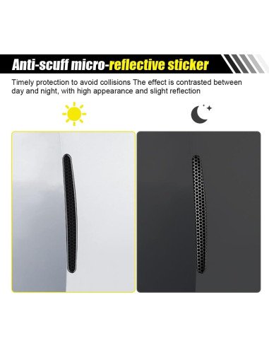 Sticker Protector Manija de Puerta Coche LHDOS 8PCS Negro