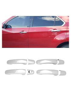 Cubiertas de Manijas de Puerta Cromadas IKON MOTORSPORTS 8 PCS