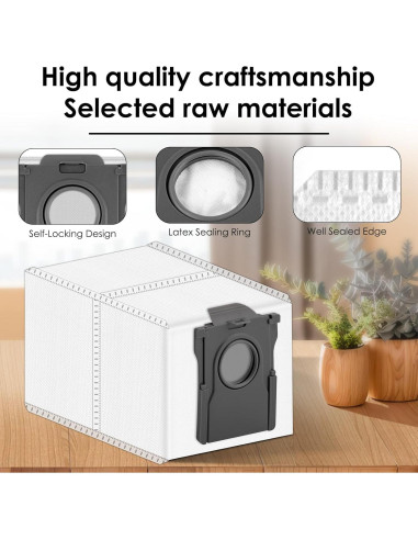 Paquete de 9 Bolsas de Repuesto MIBUMIKI para Aspiradora Dreame