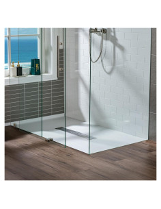 Base de Ducha Sin Umbral Woodbridge 120x90 cm Blanco