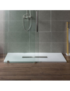 Base de Ducha Sin Umbral Woodbridge 120x90 cm Blanco 2