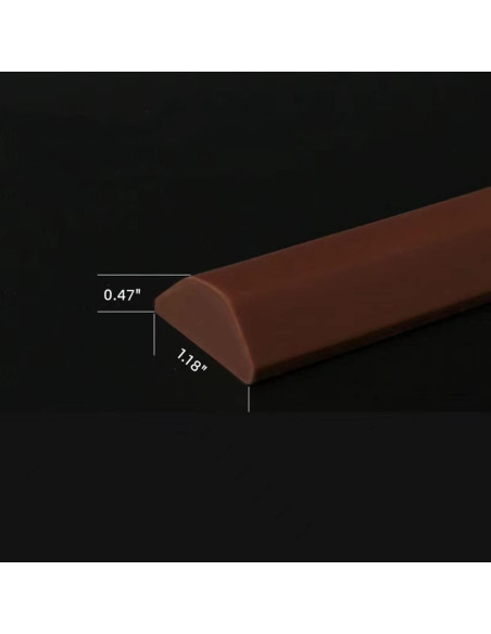 Barrera de Ducha Plegable GenericBrands Silicona Marrón 170 cm