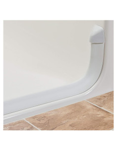 Dique de Ducha Plegable KR Specialties 30,48 m Blanco