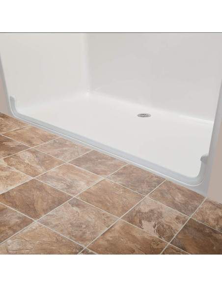 Dique de Ducha Plegable KR Specialties 30,48 m Blanco