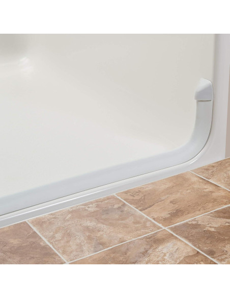 Dique de Ducha Plegable KR Specialties 30,48 m Blanco