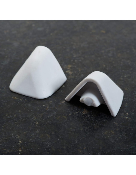 Dique de Ducha Plegable KR Specialties 30,48 m Blanco