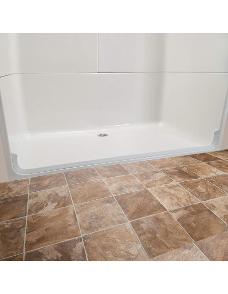 Dique de Ducha Plegable KR Specialties 30,48 m Blanco