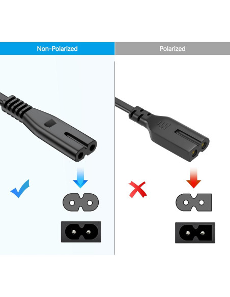 Cable de Alimentación 1.52m para Altavoz Tribit StormBox Blast