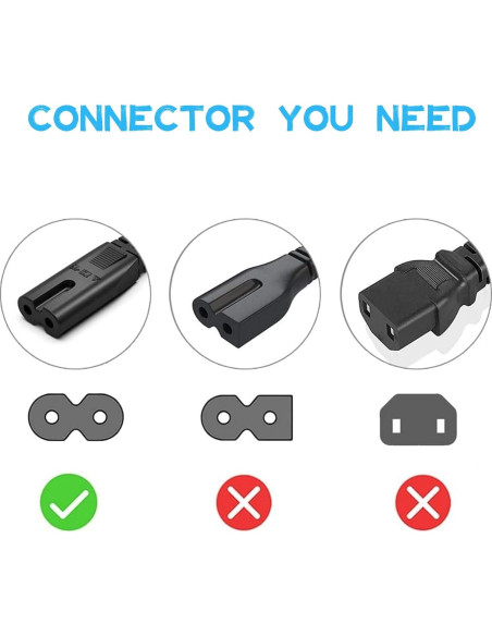 Cable de Alimentación CJP-Geek 1.83m Compatible TRIBIT StormBox Blast 2