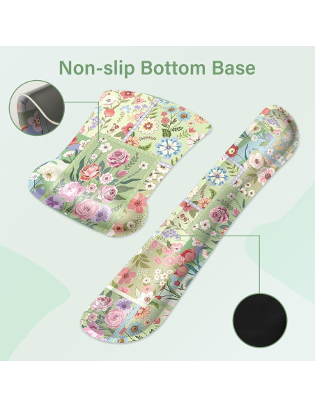 Alfombrilla de Ratón Grande MOSISO con Reposamuñecas Ergonómico Verde