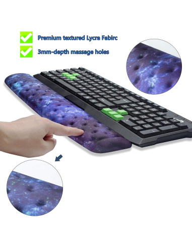 Soporte de Muñeca Ergonómico BRILA Nebula 43.94x7.62cm