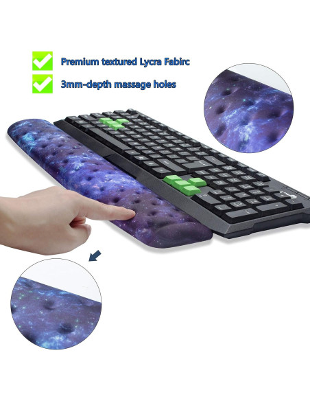 Soporte de Muñeca Ergonómico BRILA Nebula 43.94x7.62cm