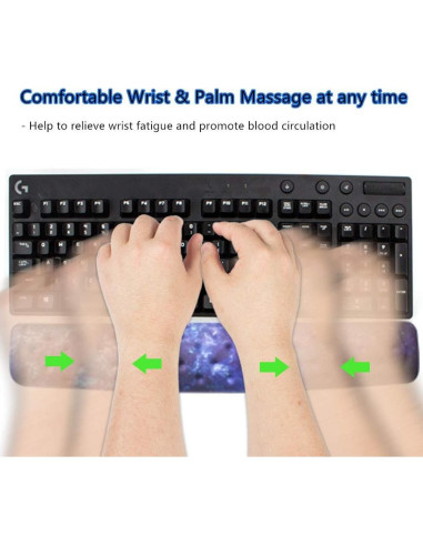 Soporte de Muñeca Ergonómico BRILA Nebula 43.94x7.62cm