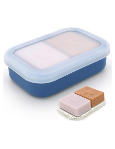 Estuche de Jabón de Viaje AIDIMMING Antifugas 14.9x9.9cm